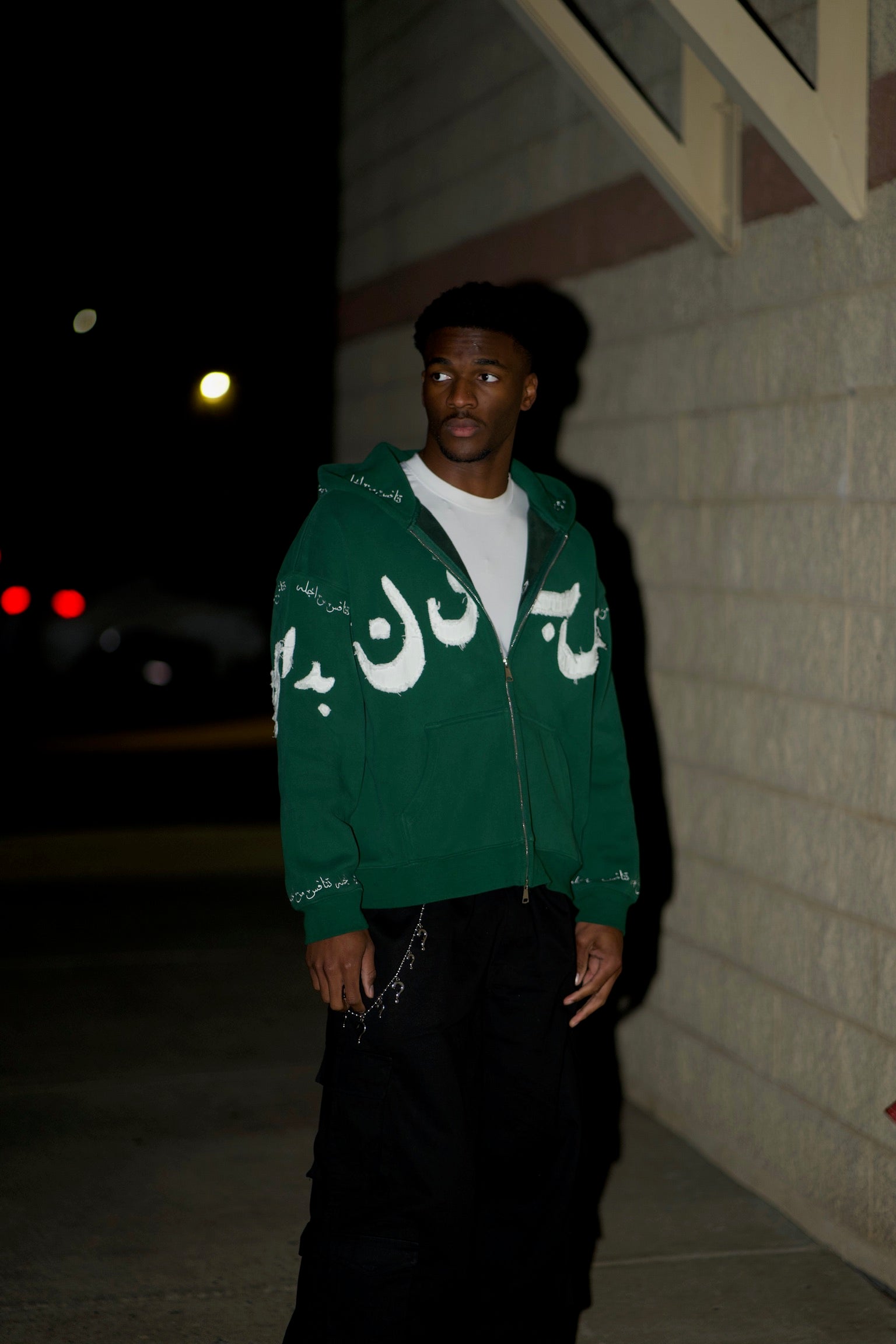 DARK GREEN BADAYA ZIP UP