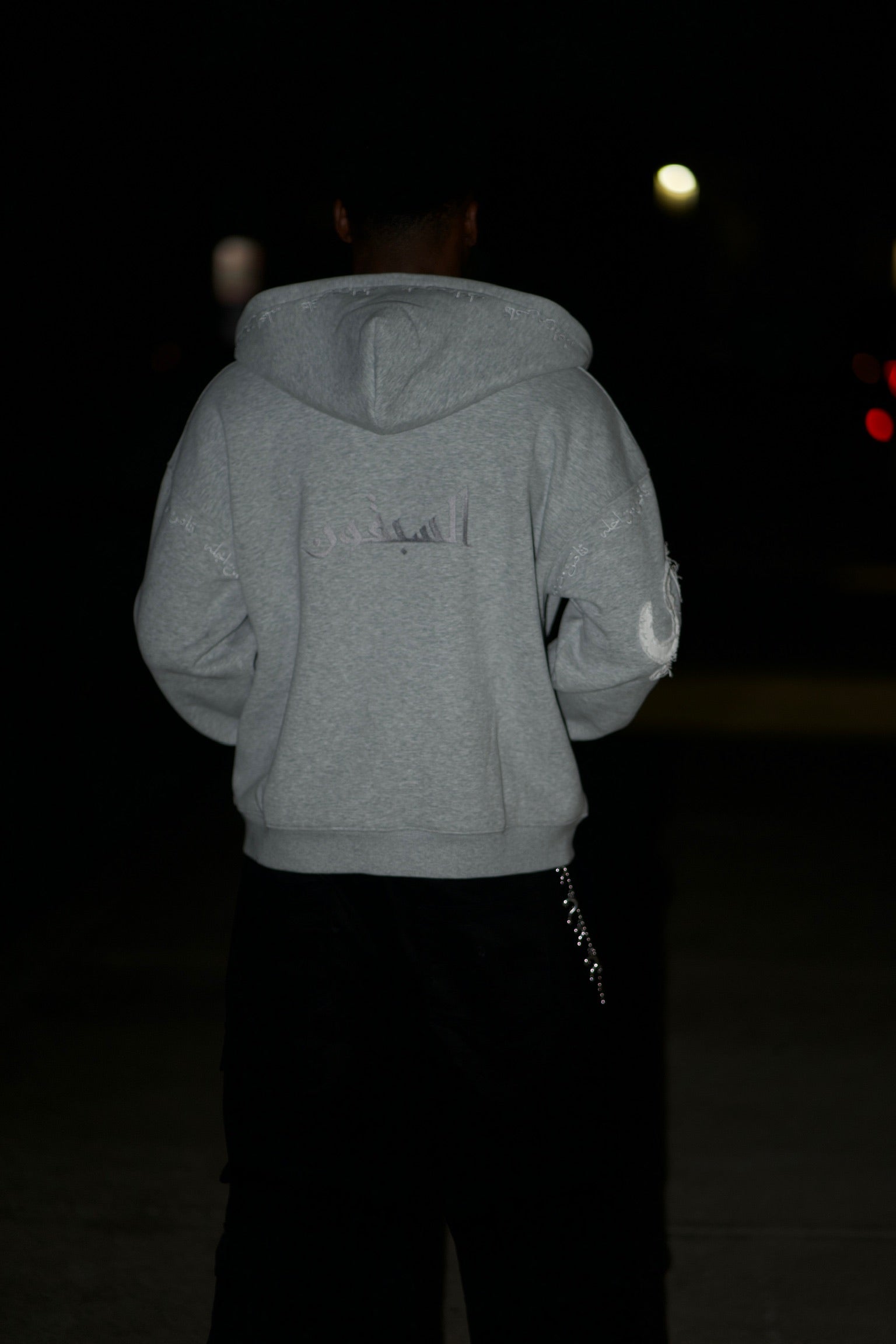 GREY BADAYA ZIP UP